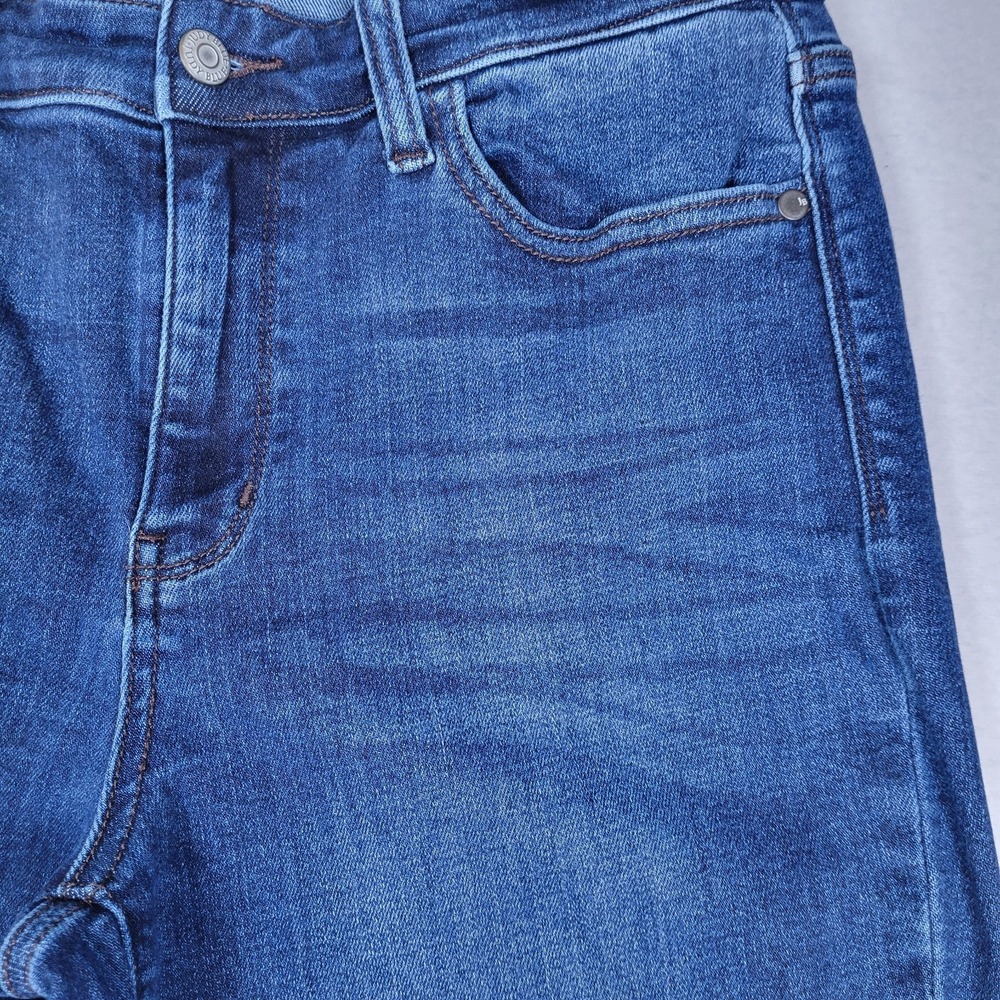 Judy Blue Women's Slim Fit Distressed Dark Blue Denim Jeans Size 11/30 - Picture 5 of 10